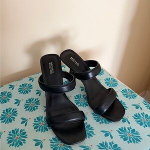 Michael Kors Black Heeled Sandals